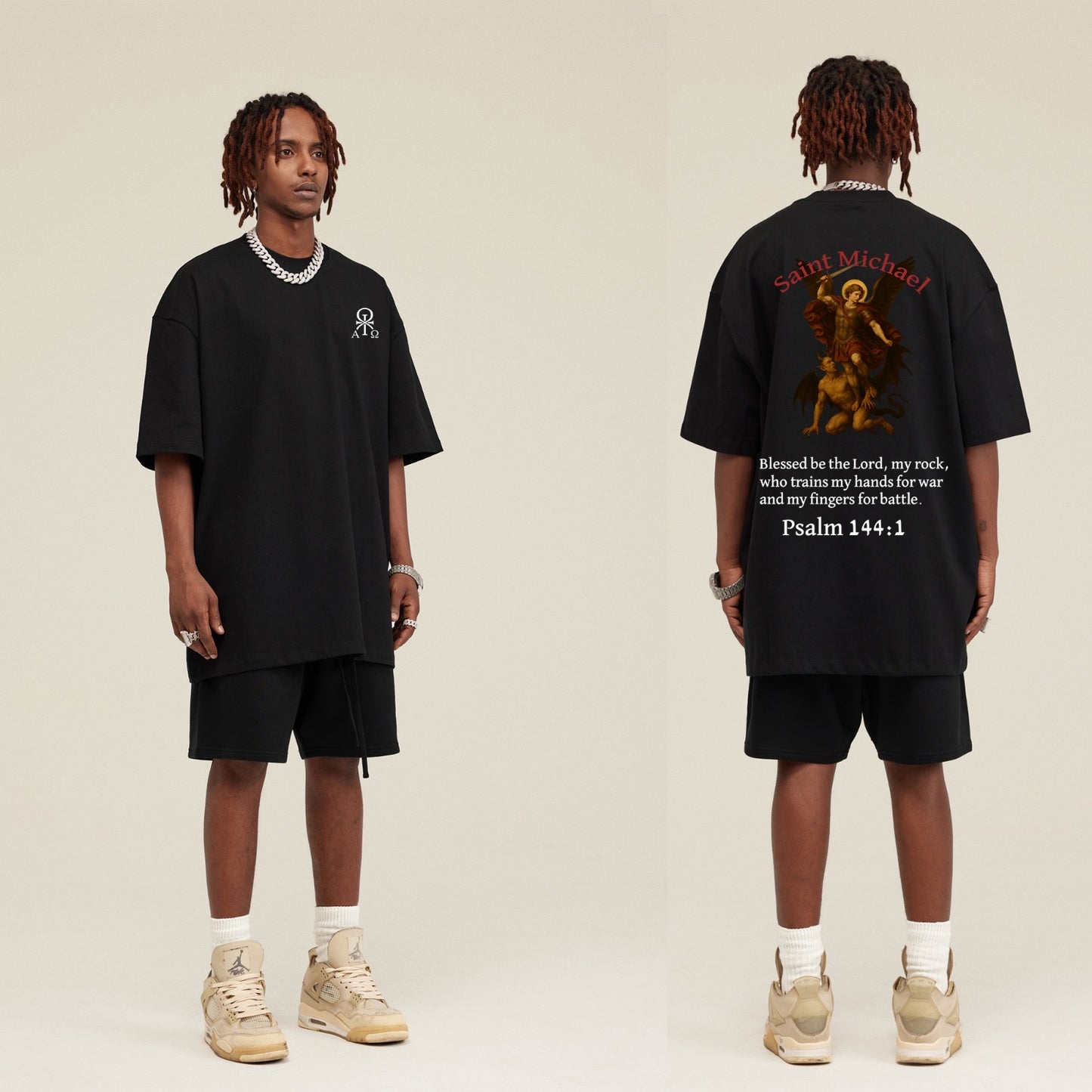 Xristos Pax Oversize-T-Shirt – “Saint Michael”