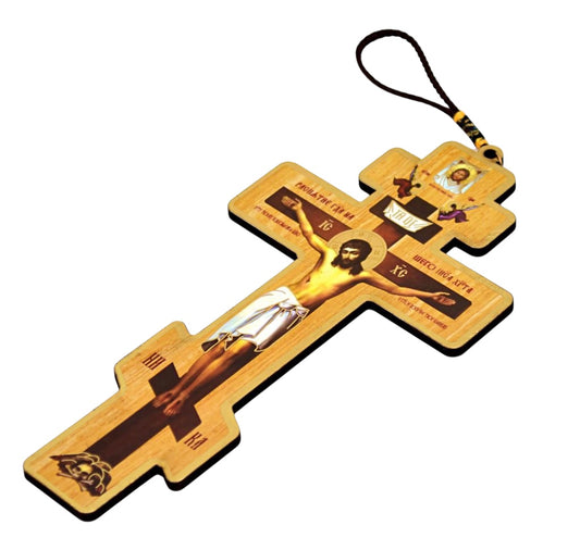 Orthodox wooden cross (Russian)