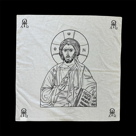 Antidoron-/Prosphora-Tuch – Christus Ikone