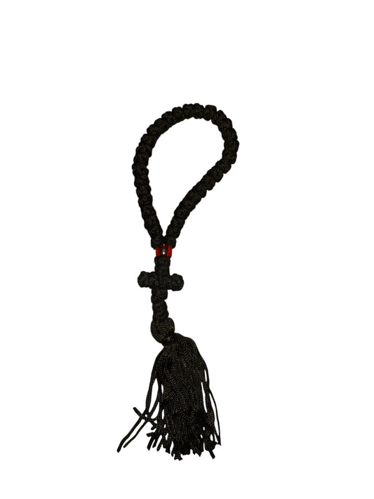 Orthodox prayer band (Komboskini) with 33 knots