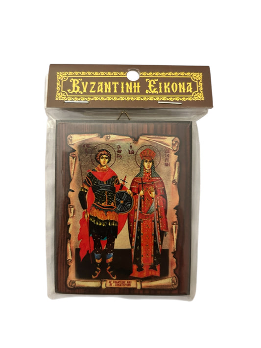 Heilige Katherina und Heiliger Georgios