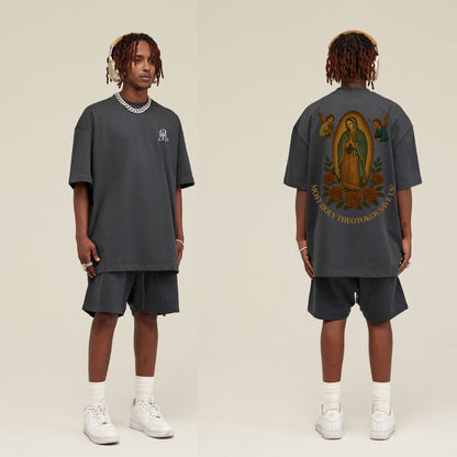 Xristos Pax Oversize-T-Shirt – “Most Holy Theotokos, Save Us”